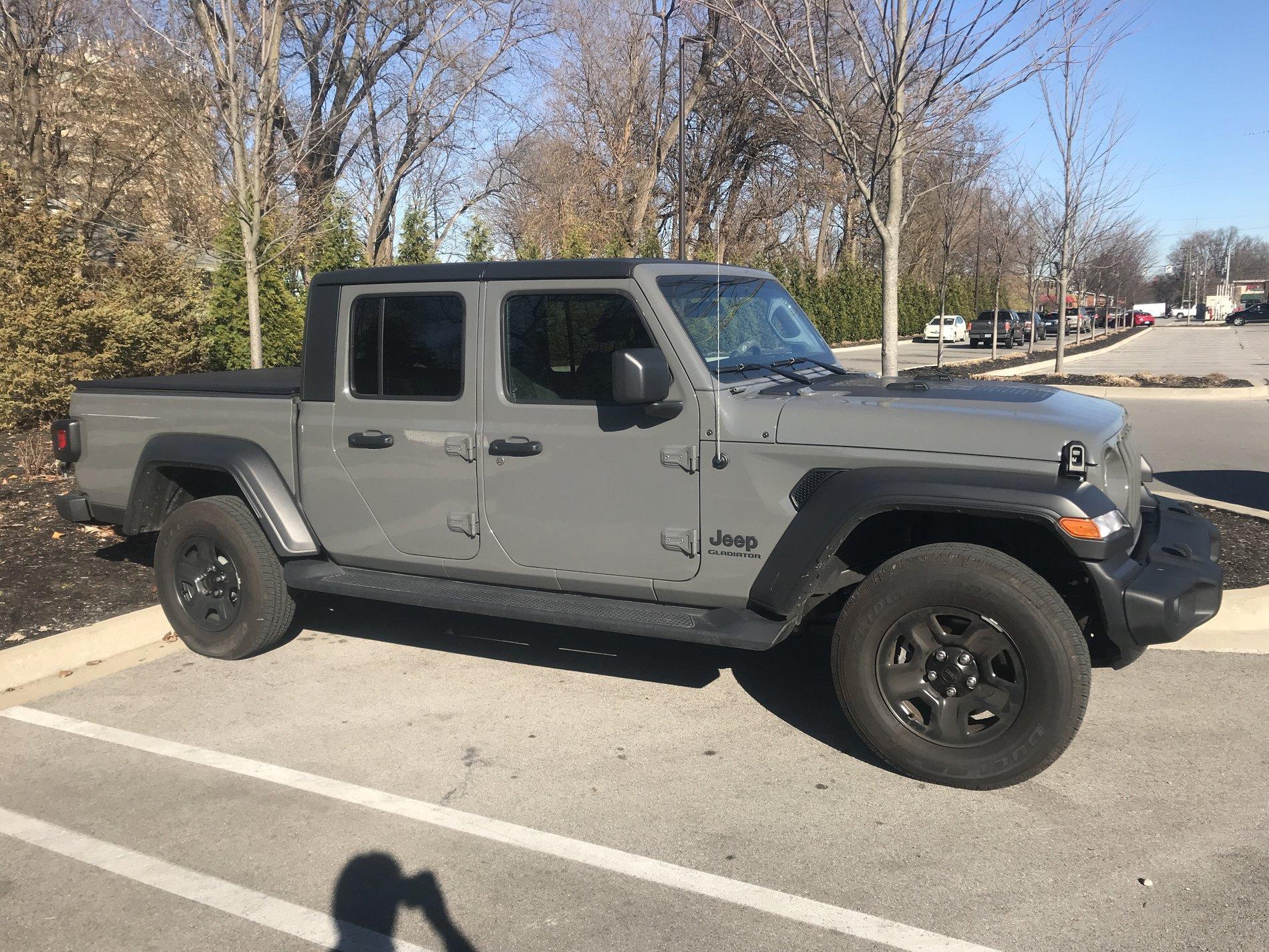 Jeep Gladiator Destroyer Grey Owners: how does your color change 250AEA27-D826-452D-8A7E-EE919A645594