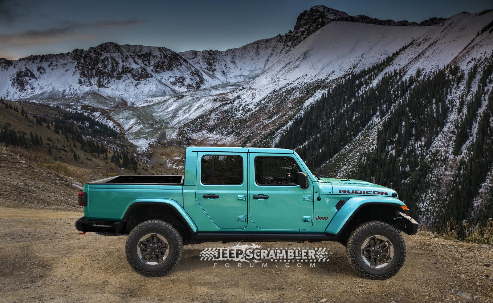 Jeep Gladiator JT Rubicon Rendering JT Rubicon Rendering-bikini