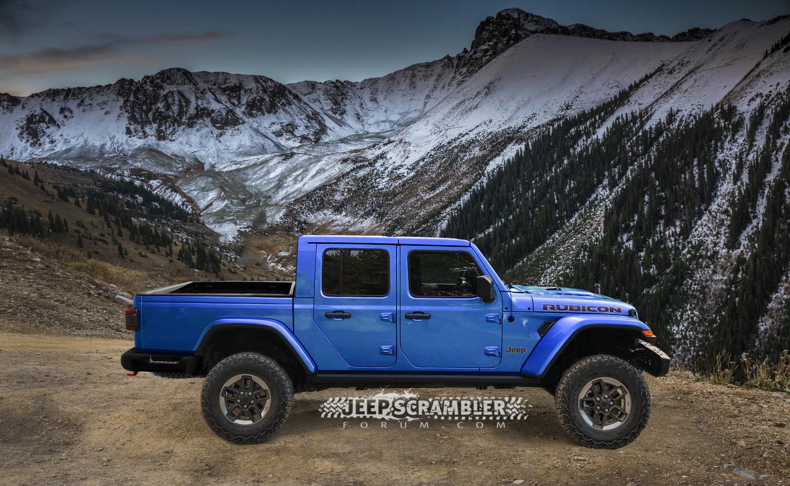 Jeep Gladiator JT Rubicon Rendering JT Rubicon Rendering-ocean
