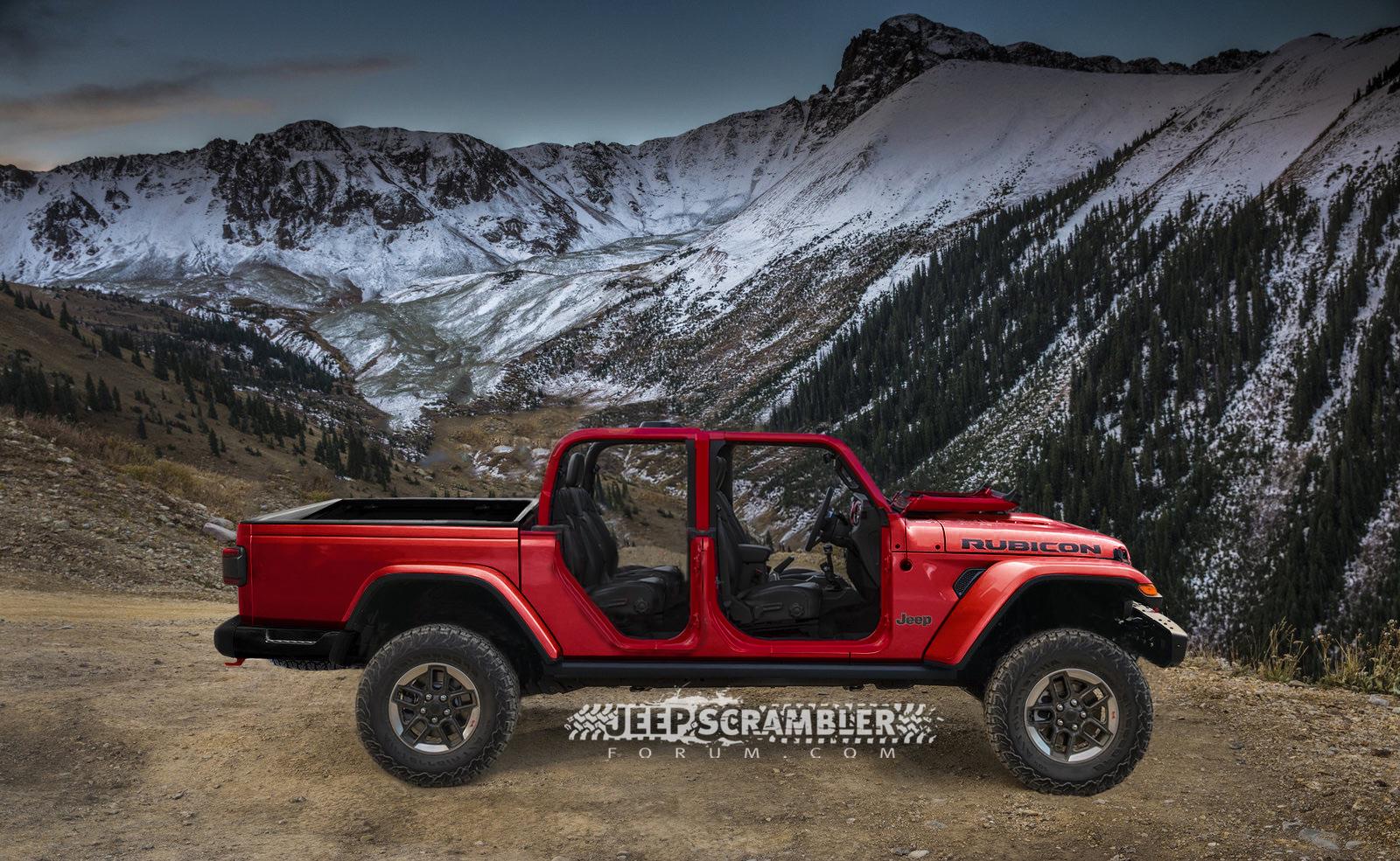 Jeep Gladiator JT Rubicon Rendering JT Rubicon RenderingOPEN