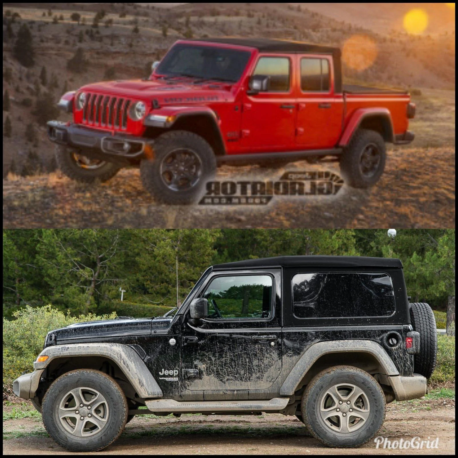 Jeep Gladiator Jeep Gladiator Soft Top PhotoGrid_1542397067907
