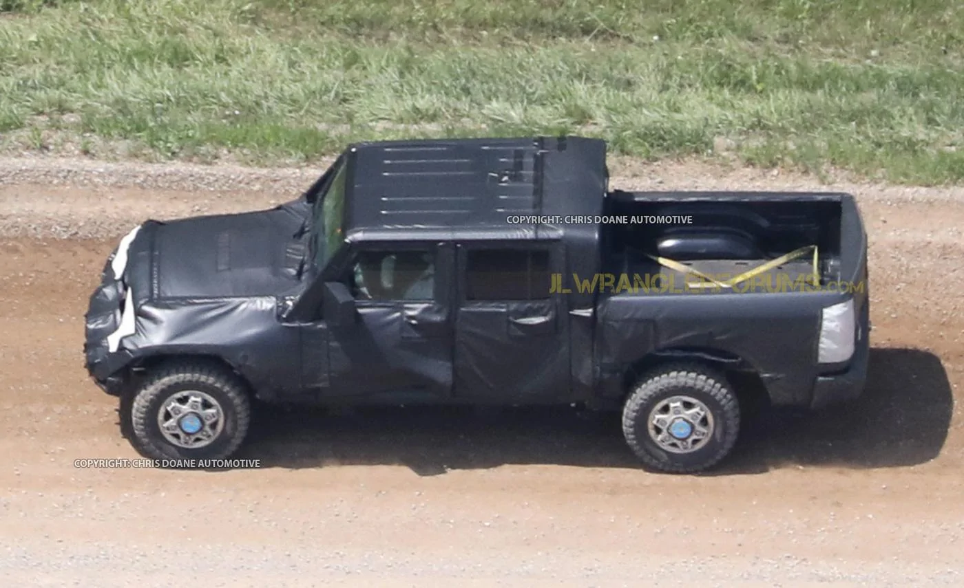 Jeep Gladiator Leaked Full-Bodied CAD Drawing of 2020 Jeep Gladiator (JT), Sources Says Four-Door Only jeep-wrangler-pickup-16-jpg