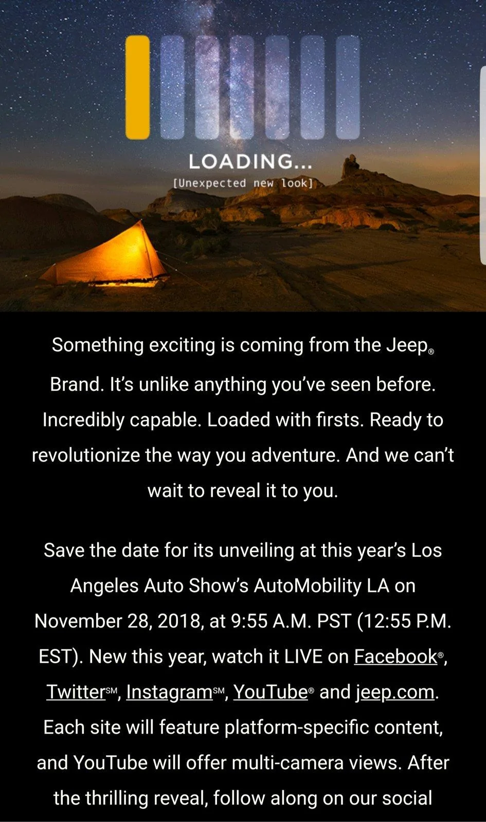 Jeep Gladiator Jeep confirms Nov 28 reveal with Jeep Gladiator video teasers 20181126_192242