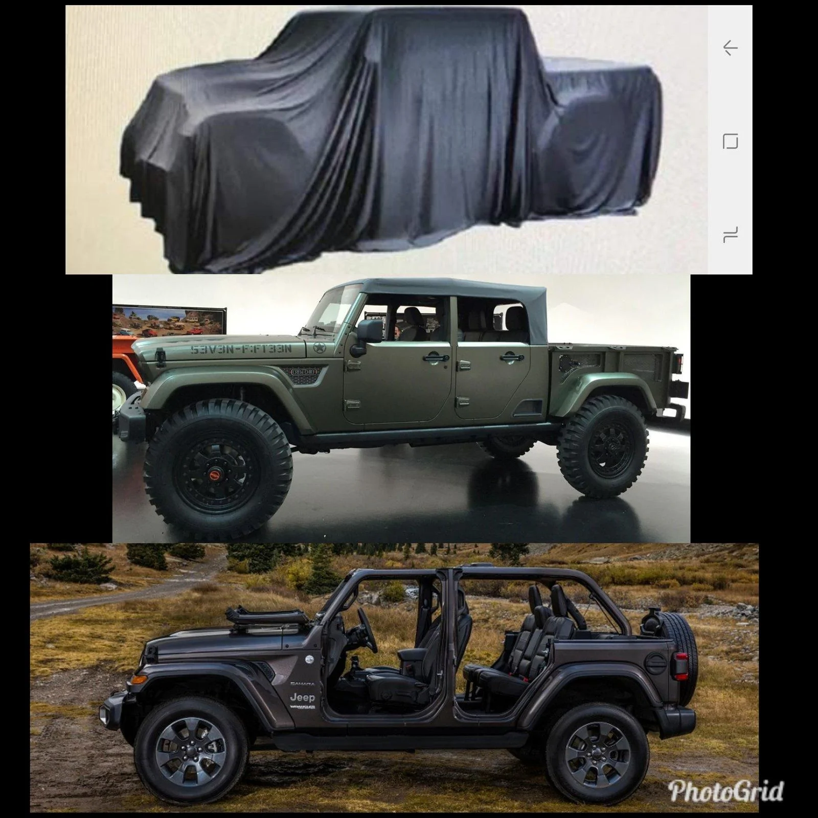 Jeep Gladiator **2020 Jeep Gladiator official pics and specs** PhotoGrid_1543290842034
