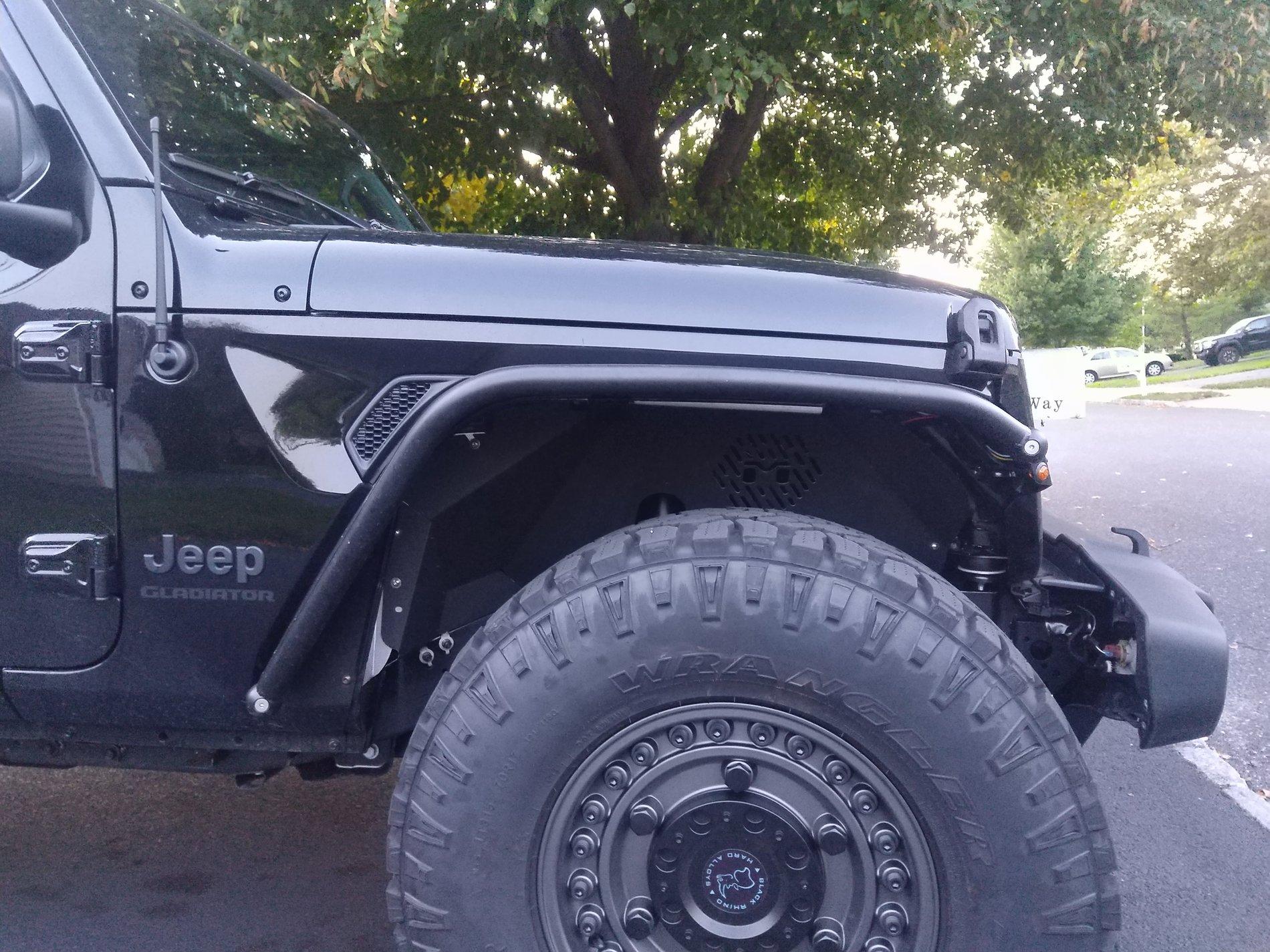 Jeep Gladiator aftermarket high clearance fenders IMG_20190910_191721