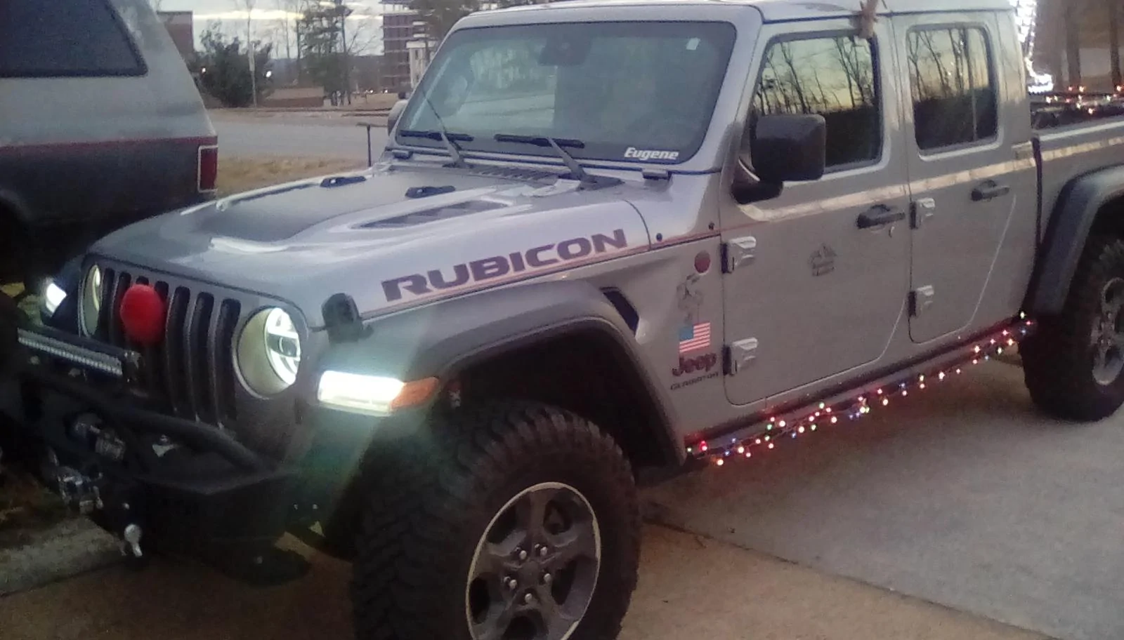 Jeep Gladiator Christmas season, where you put your red nose IMG_20191207_163838