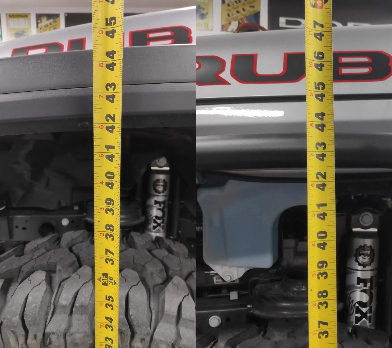 Jeep Gladiator Metalcloak fender install and comparison pics HF