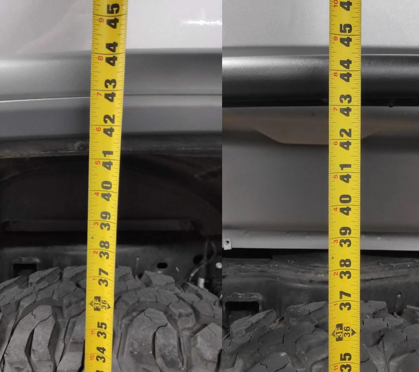 Jeep Gladiator Metalcloak fender install and comparison pics HR