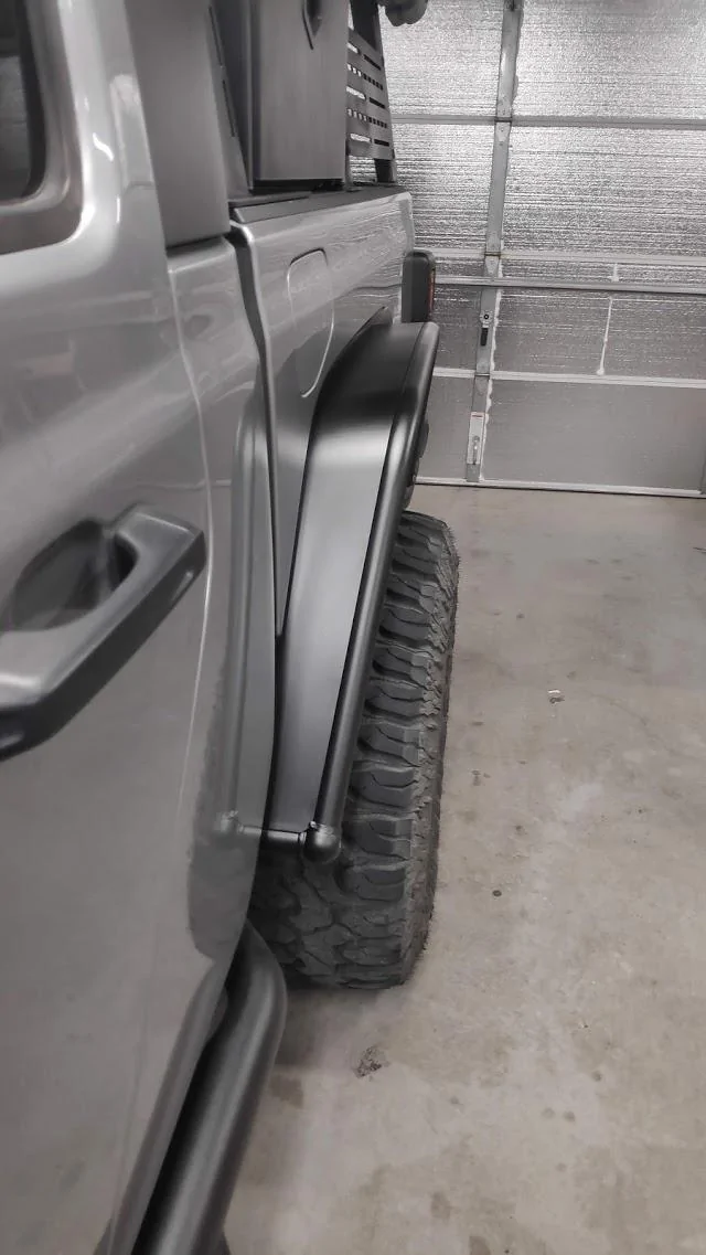Jeep Gladiator Metalcloak fender install and comparison pics IMG_20191207_194435