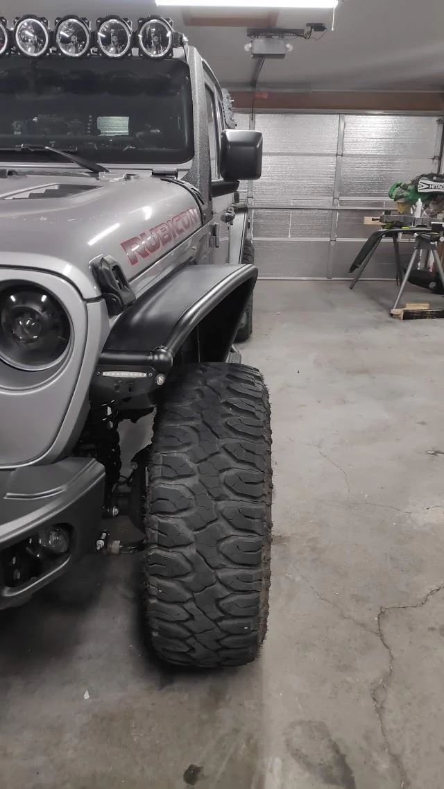 Jeep Gladiator Metalcloak fender install and comparison pics IMG_20191207_194459