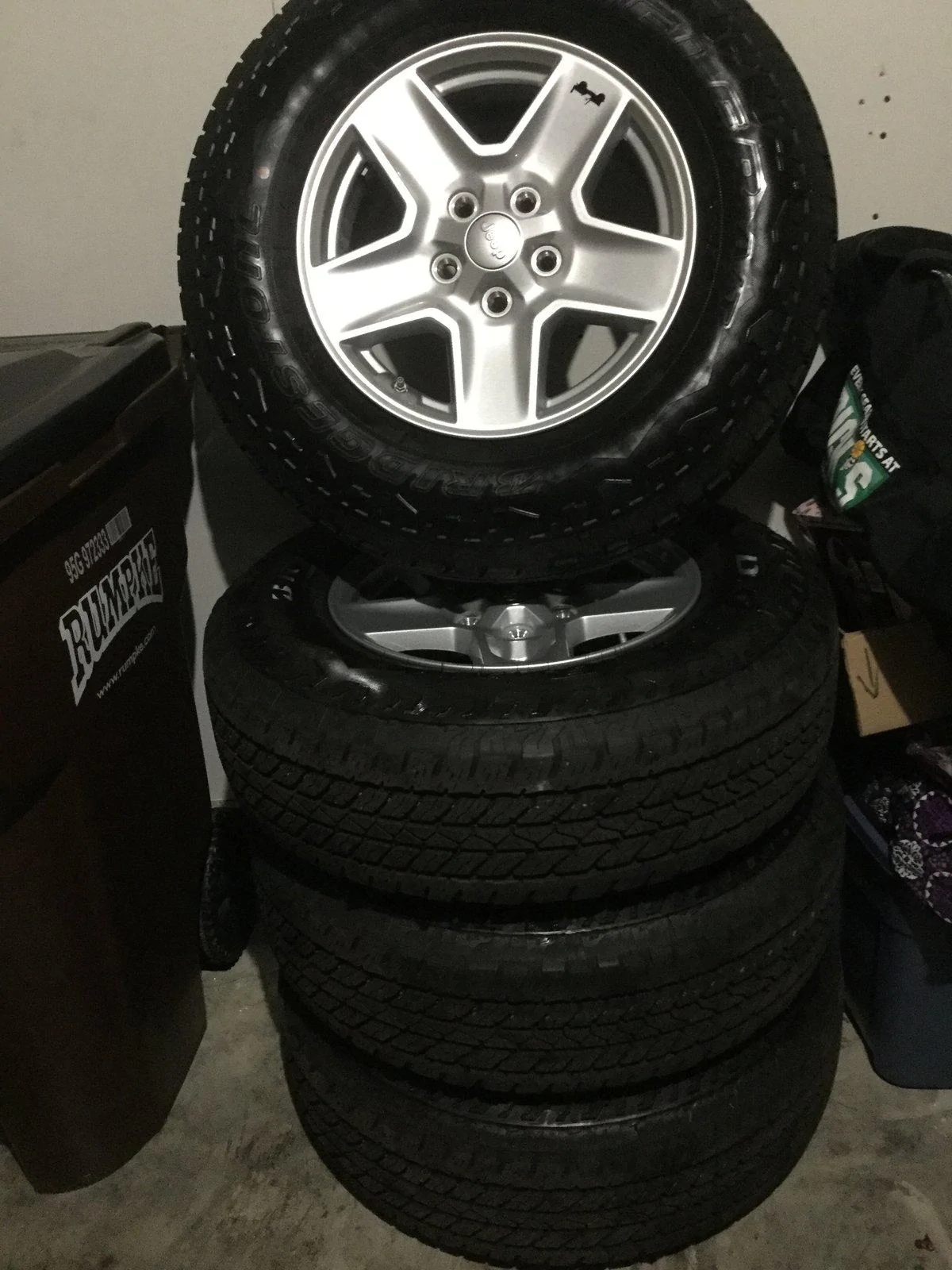 Jeep Gladiator Sport S Wheels/Tires with Bridgestone Dueler A/T 245/75/17 8F2B77F6-74A3-4954-8AD2-350EC00E0853