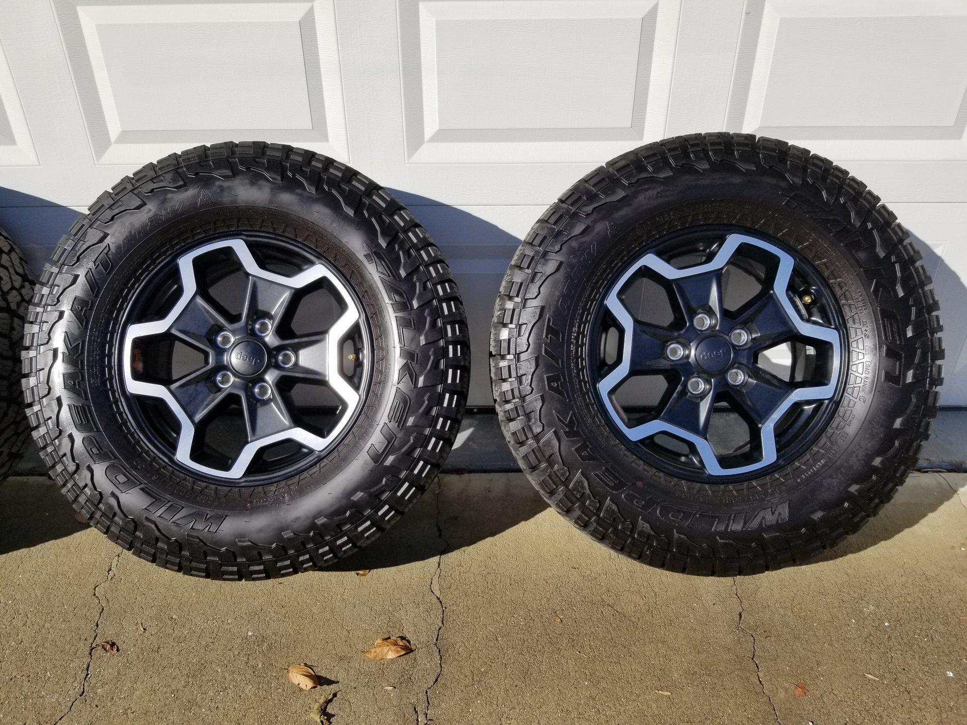Jeep Gladiator Rubicon Stock Wheels and tires 20191214_135329