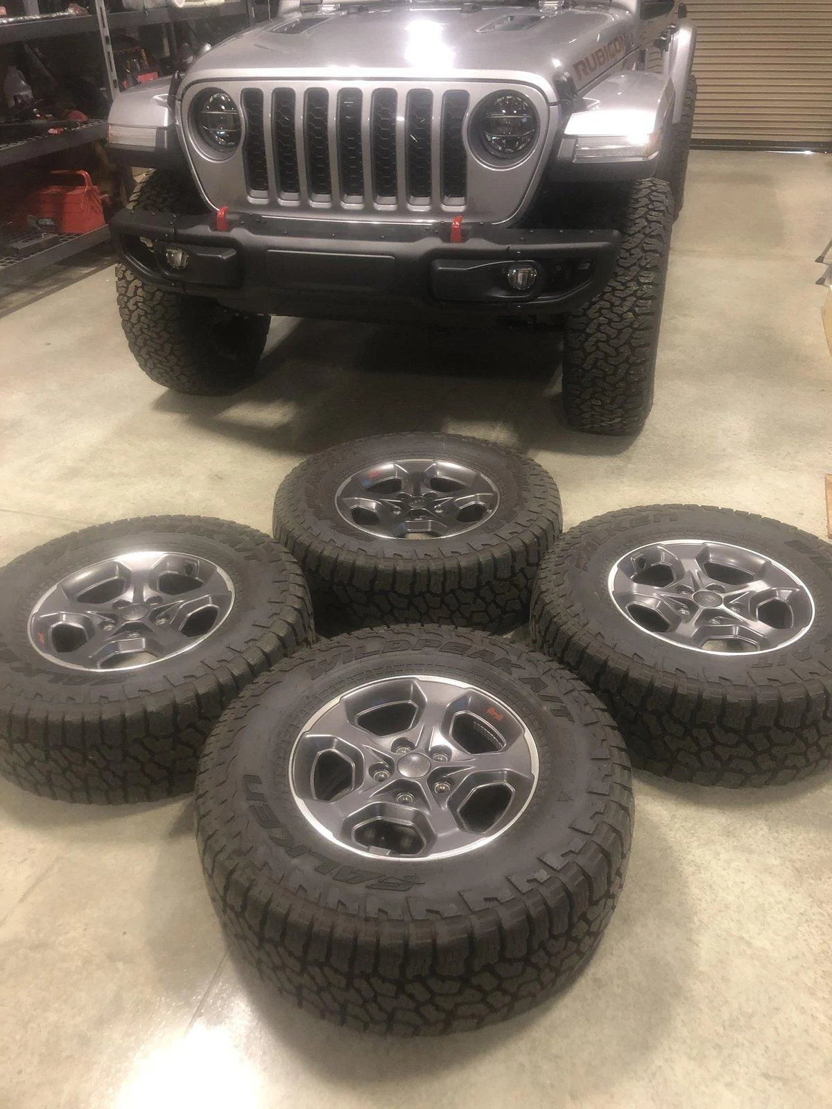 Jeep Gladiator New Gladiator Rubicon Wheels and Falken AT Tires IMG_4729
