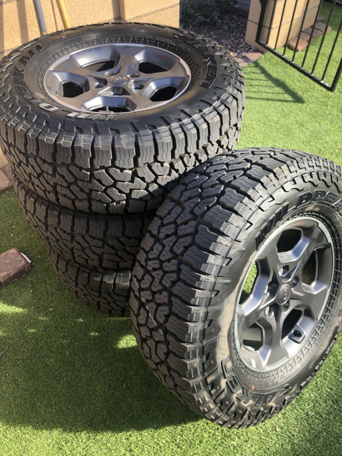 Jeep Gladiator Gladiator Rubicon Wheels and Tires. Falken Wild Peak AT IMG_4681