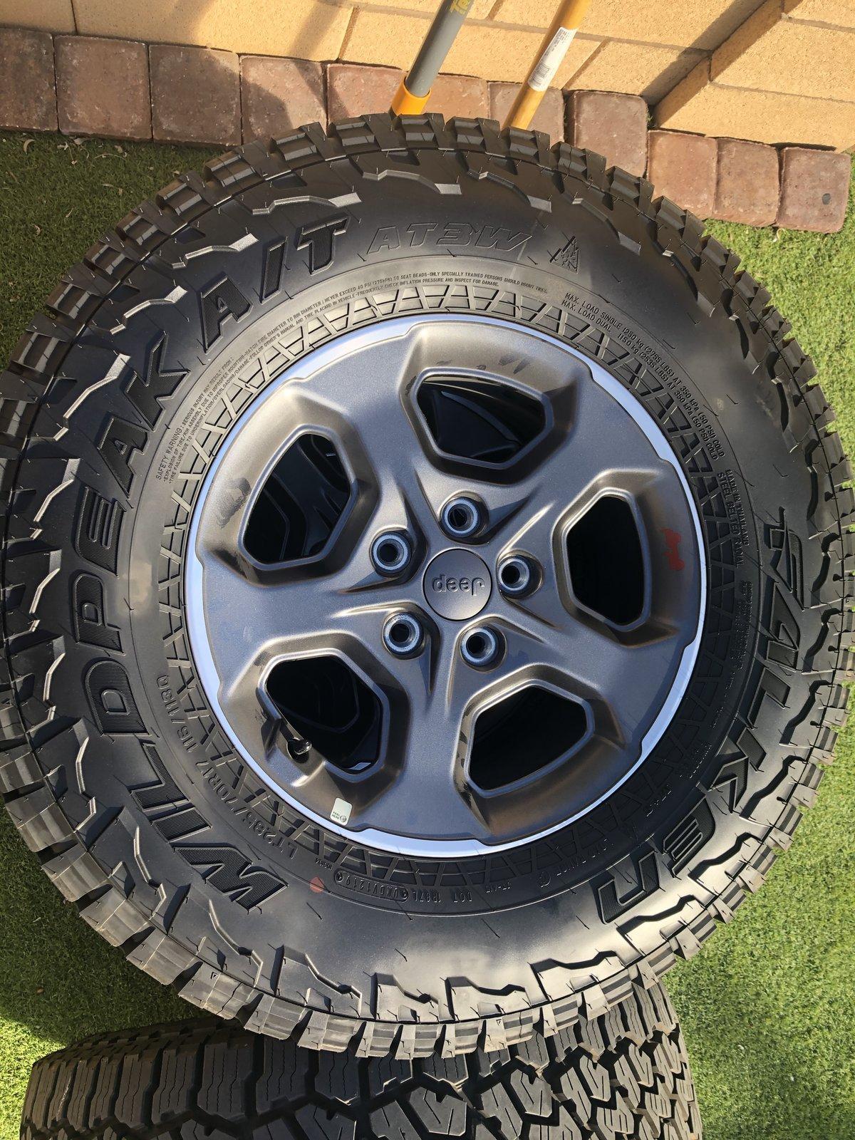 Jeep Gladiator Gladiator Rubicon Wheels and Tires. Falken Wild Peak AT IMG_4683