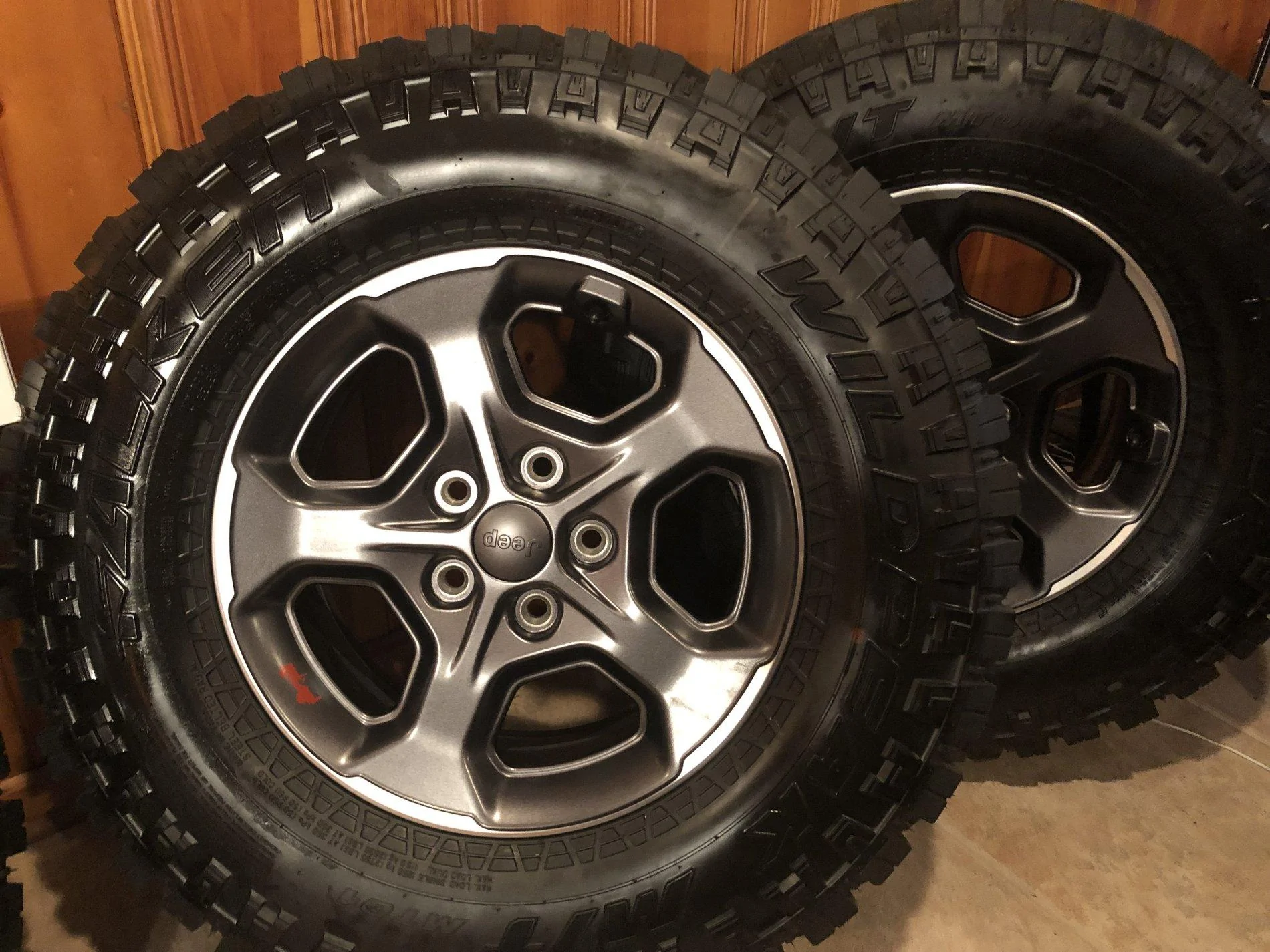 Jeep Gladiator SOLD Set of four Rubicon wheels and M/T tires iphone-8-087-jpg