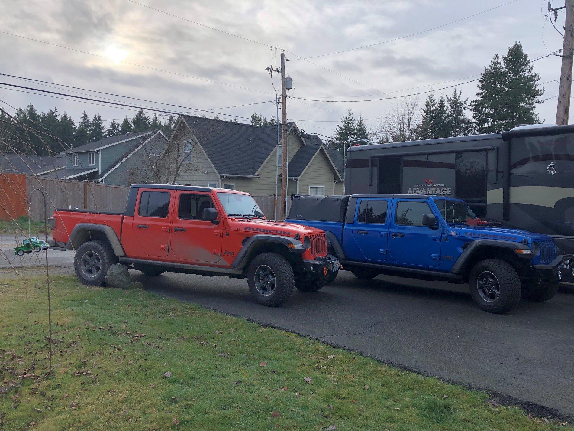 Jeep Gladiator PNW JT Meet & Greet Two JT's