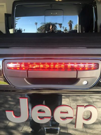 Jeep Gladiator Third brake light decal 7