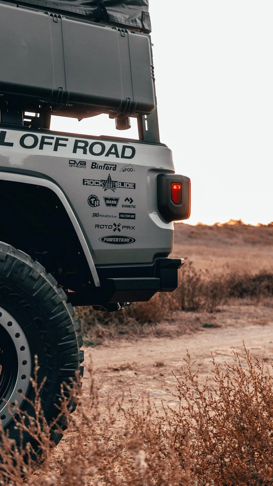 Jeep Gladiator Rock-Slide Engineering JT Rigid Rear Bumper + Rear Step Slider E_G00044