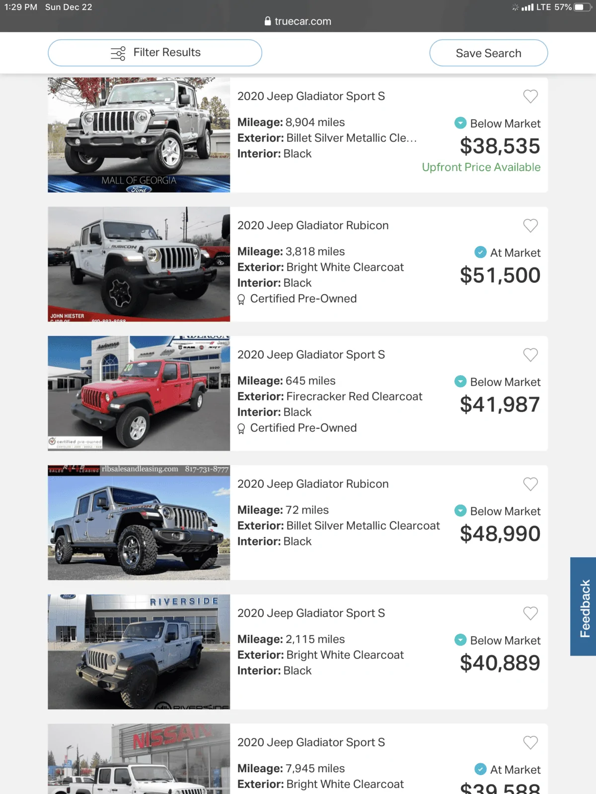 Jeep Gladiator Jeep build tool options added A6227A7C-8292-460A-B17F-AF6F9A90C9D2
