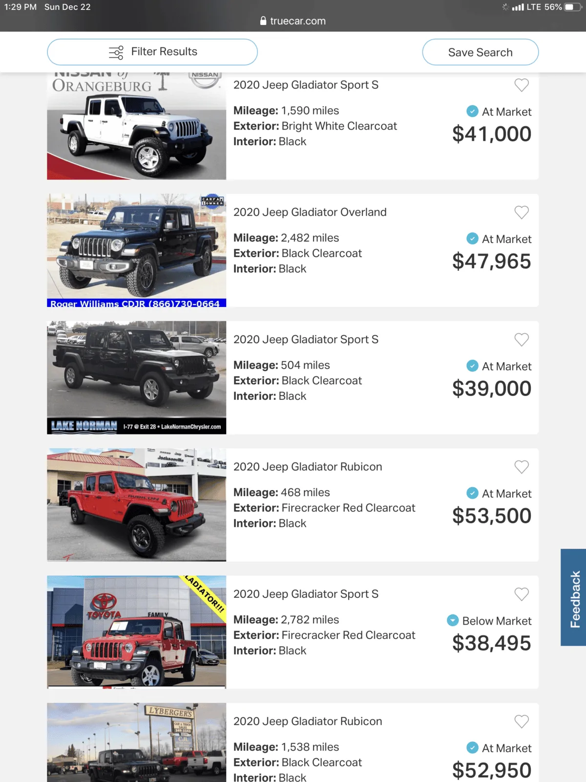 Jeep Gladiator Jeep build tool options added DBA575D7-ADC0-41D7-A650-2C485884145B