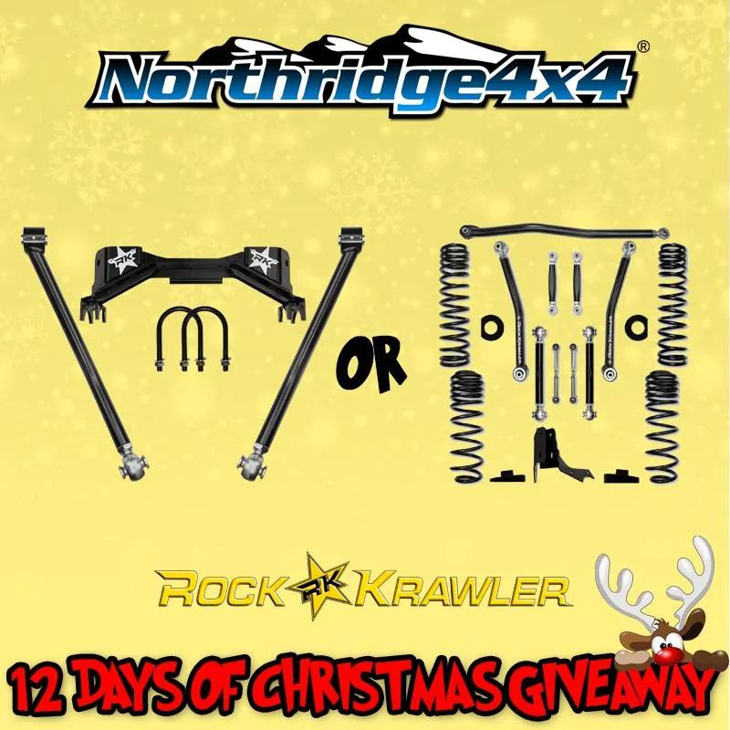 Jeep Gladiator 12 days of Christmas - Daily Giveaway at Northridge4x4 12days-rafflecopter-RockKrawler