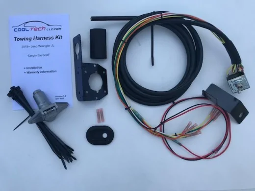 Jeep Gladiator Flat Tow Lighting jl-tow-harness-kit