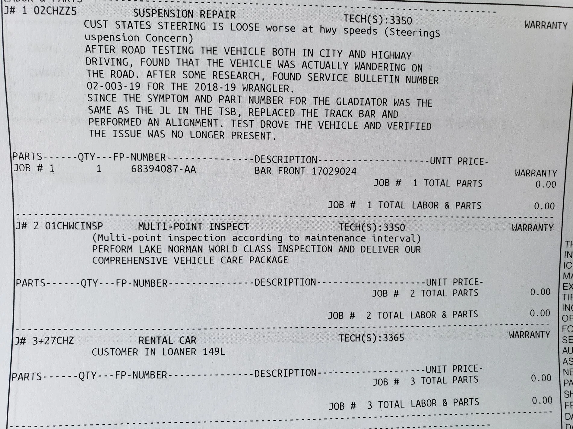Jeep Gladiator Loose Steering? T5GcEyC