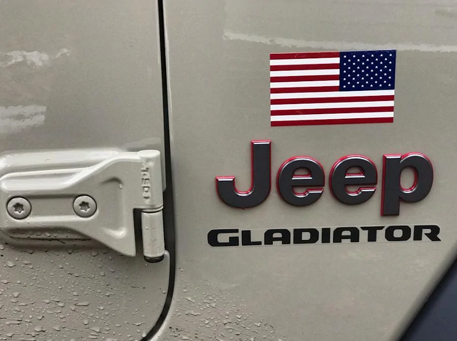 Jeep Gladiator Stickers and decal pics! flag