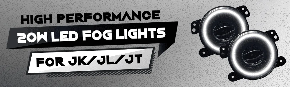 Jeep Gladiator NEW! High-Performance LED Fog Lights for Jeep Gladiator! 20w_fog%20lights
