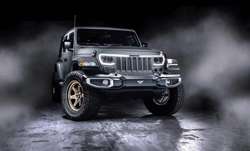 Jeep Gladiator NOW AVAILABLE: Jeep Gladiator JT Vector Grill [Part# 5837] from ORACLE Lighting 5837-PRO_D_800x800