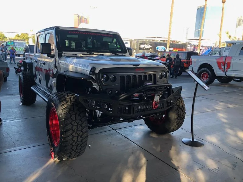 Jeep Gladiator NOW AVAILABLE: Jeep Gladiator JT Vector Grill [Part# 5837] from ORACLE Lighting IMG_8395_800x800