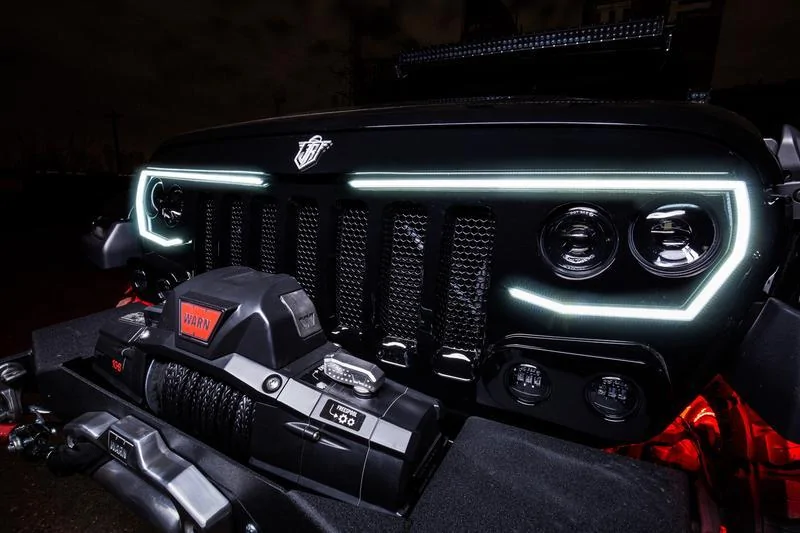Jeep Gladiator NOW AVAILABLE: Jeep Gladiator JT Vector Grill [Part# 5837] from ORACLE Lighting vector_EAS_Jeep-5_800x800