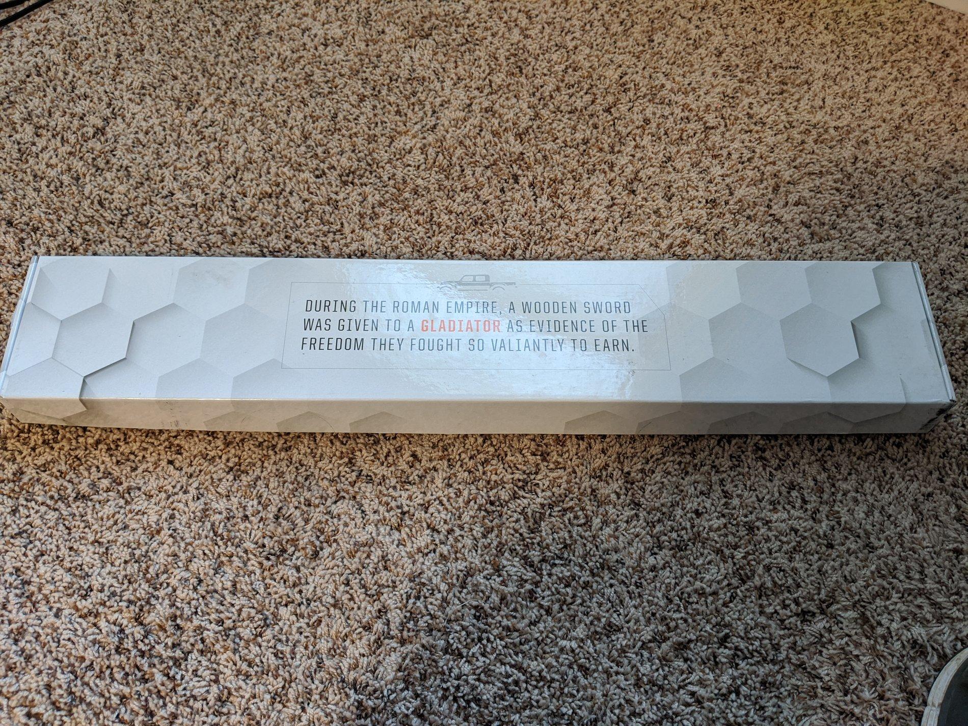 Jeep Gladiator 7 months later Jeep sent me a Launch Edition Gladiator Sword IMG_20200102_130550