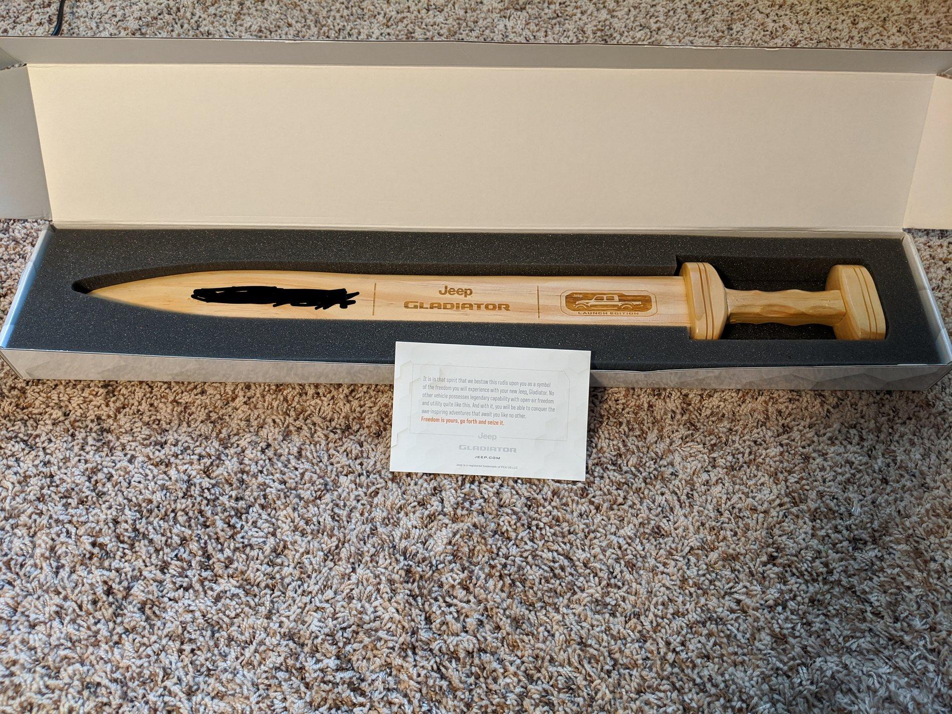 Jeep Gladiator 7 months later Jeep sent me a Launch Edition Gladiator Sword IMG_20200102_130614~2