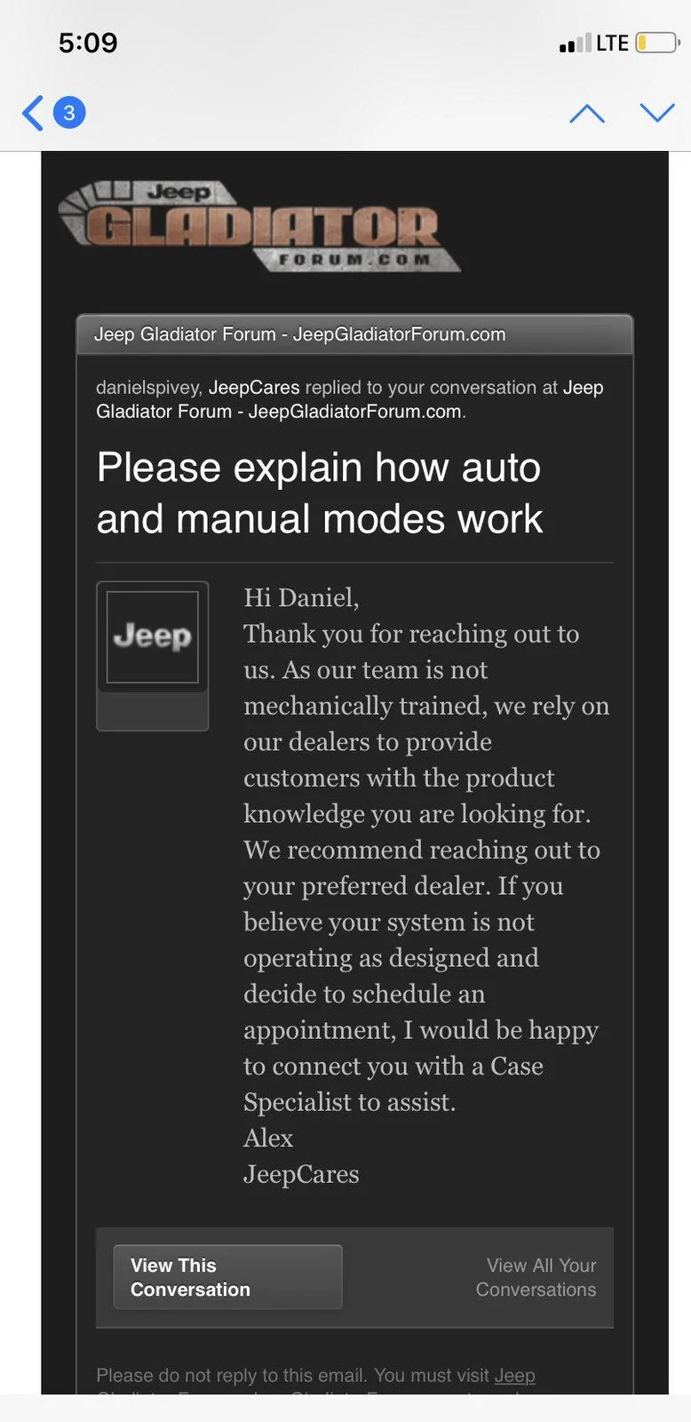 Jeep Gladiator Prospective buyers beware 26E41ECA-A617-4D4F-A463-777884268CCB