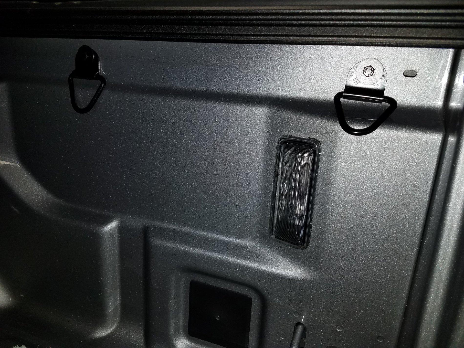 Jeep Gladiator Strap tie down points instead of Trail Rail 20200104_091609