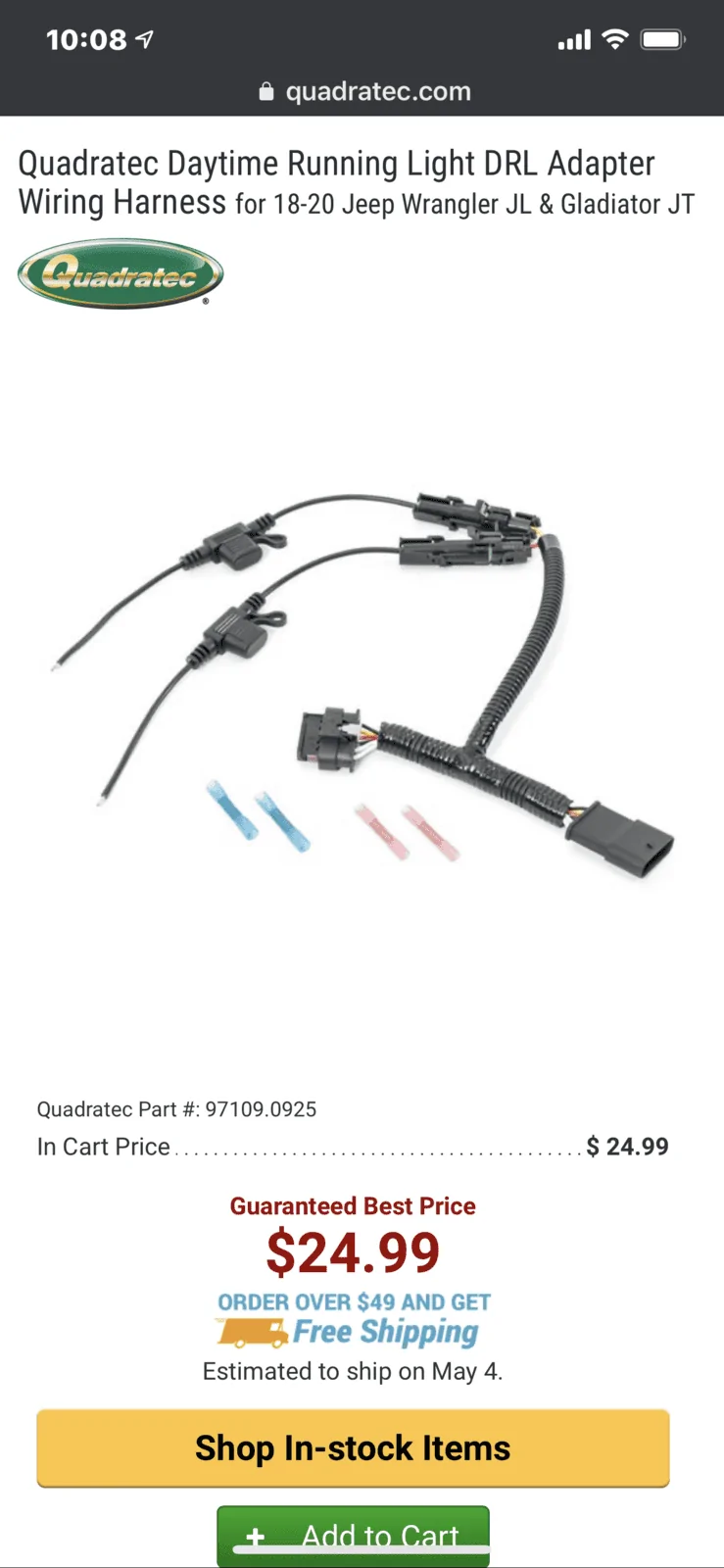 Jeep Gladiator How to connect to parking lights? 04E71904-7633-4411-93F1-3E6A268B8172