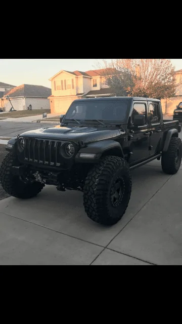 Jeep Gladiator My Stock Gladiator was  on 40's for two days 40's stock no bumper