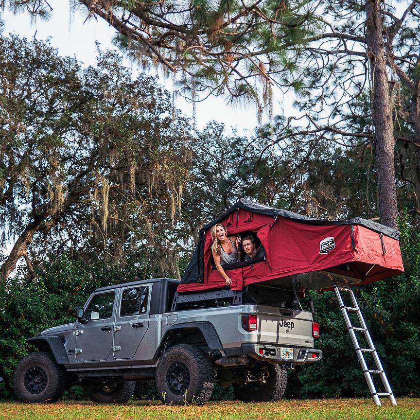 Jeep Gladiator 3+ person rated RTT (roof top tent) over a Gladiator bed...does it fit? IMG_20200101_102636_726