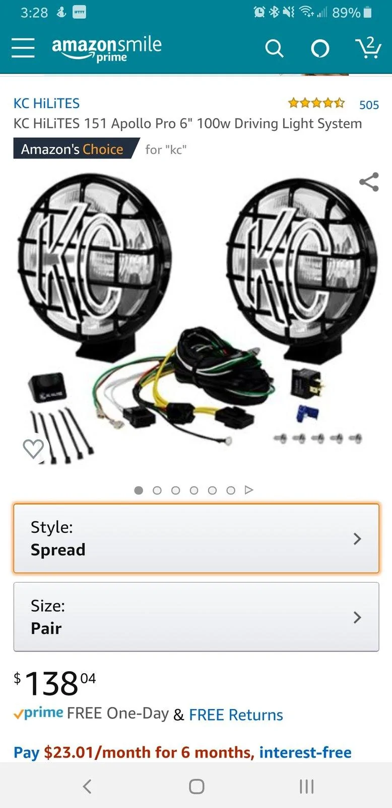 Jeep Gladiator LED Headlights are dangerous in snow/ice storm Screenshot_20200108-152806_Amazon Shopping