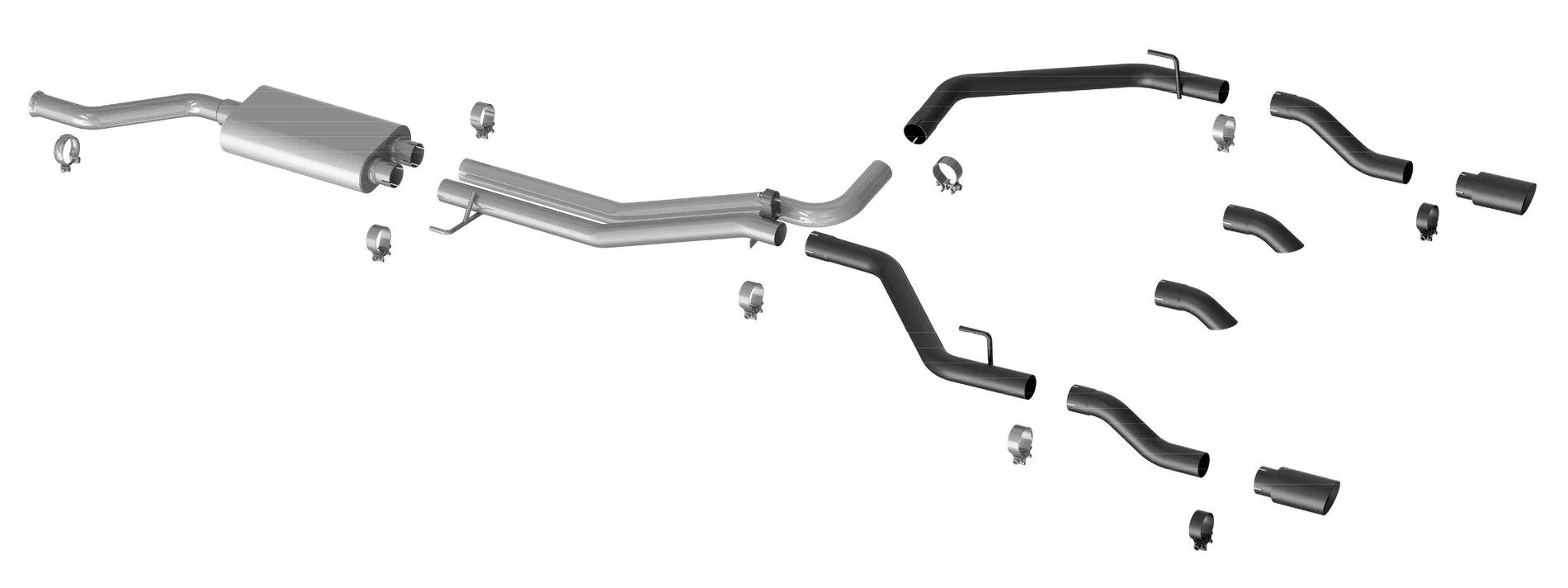 Jeep Gladiator ACE Performance Exhaust for Jeep Gladiator! ACEJTPESS-E_Rendering