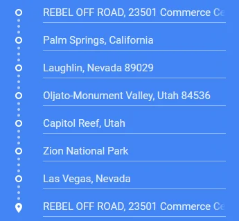 Jeep Gladiator So We Took Our Gladiator On A 4 State Rally Screenshot_2020-01-02 Google Maps(1)(2)