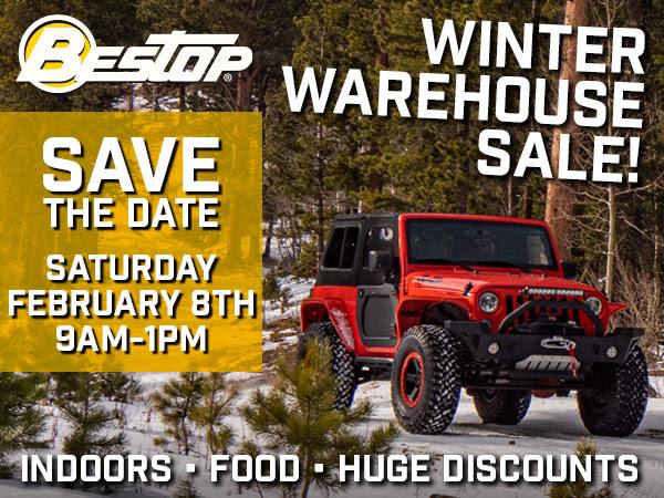 Jeep Gladiator Bestop Winter Warehouse Sale - February 8th bestop-warehouse