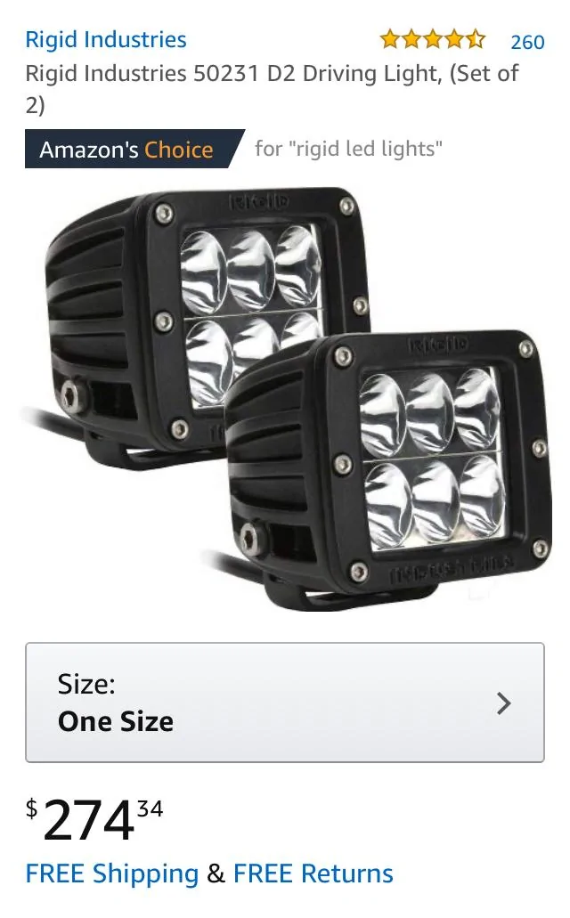 Jeep Gladiator Rigid 3” Cube LED Lights 7C2F6833-78C8-4503-B842-5E7F85996D0C