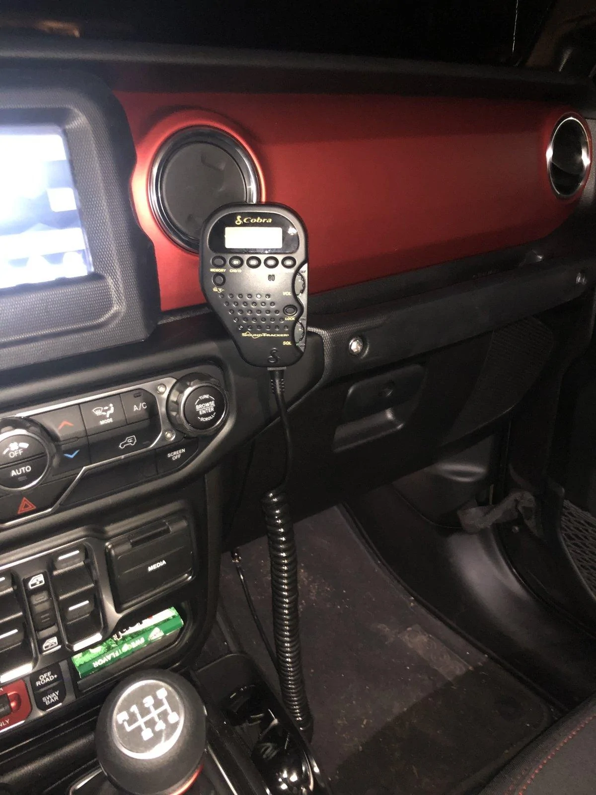 Jeep Gladiator Removing cluster cover to install a CB mic bracket? 65E09CC6-70AA-4C73-A166-261E389B7E20
