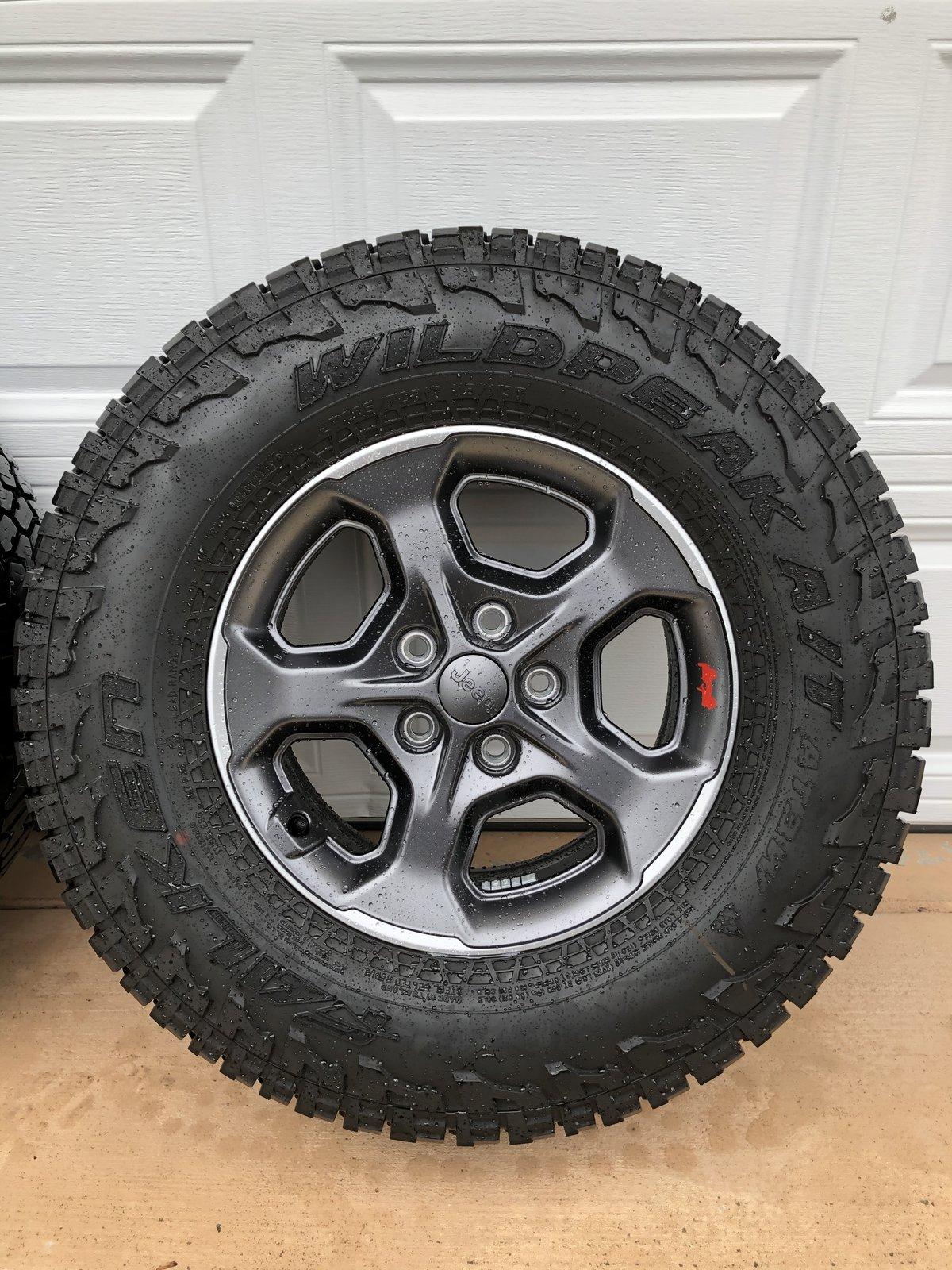 Jeep Gladiator Rubicon Wheels and Falken Wildpeak AT3W Tire Set with TPMS plus Spare Tire 70E237FC-4280-4E23-BA99-A0375980DCBA