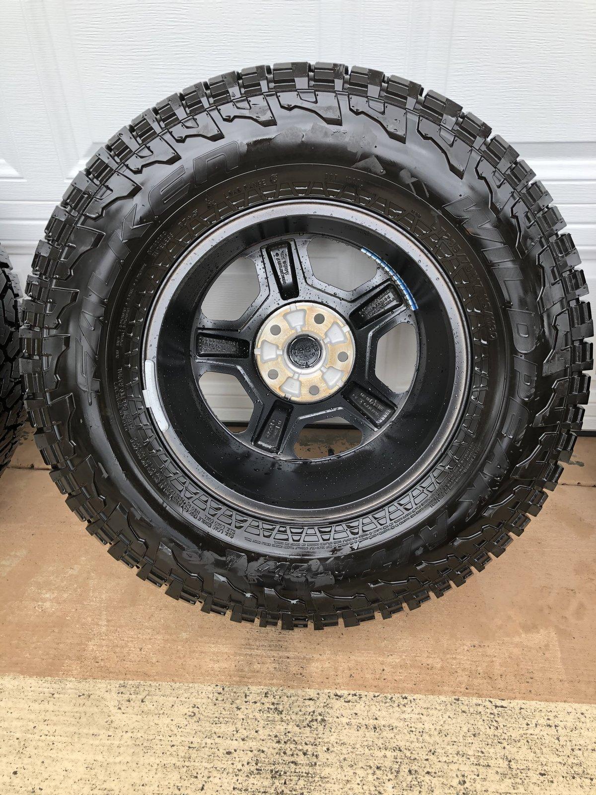 Jeep Gladiator Rubicon Wheels and Falken Wildpeak AT3W Tire Set with TPMS plus Spare Tire 42F66C8B-9ED3-4A14-ACEE-C47014114145