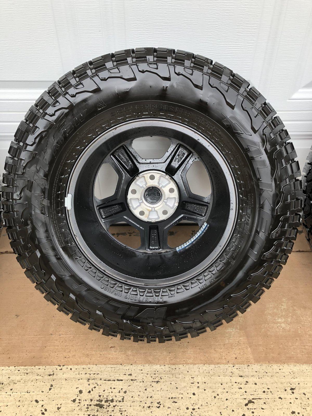 Jeep Gladiator Rubicon Wheels and Falken Wildpeak AT3W Tire Set with TPMS plus Spare Tire A33D86F3-154C-4728-96F8-D7BAD85F3417