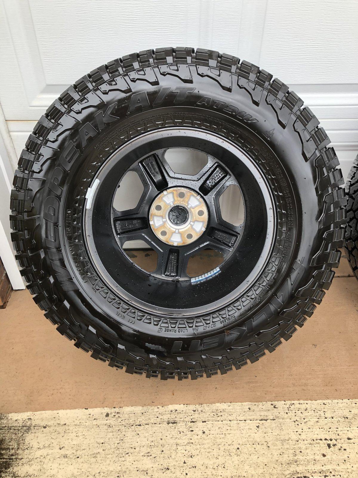 Jeep Gladiator Rubicon Wheels and Falken Wildpeak AT3W Tire Set with TPMS plus Spare Tire 2A37B8E5-A2BB-4CF9-808F-3C12F9F94E83